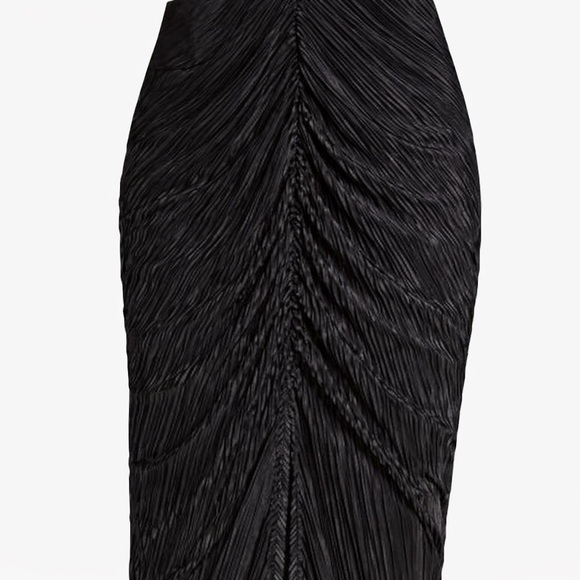 Good American Always Fits Plissé Maxi Swimsuit Skirt Coverup Size 5/6 (2XL/3X) - Picture 5 of 9